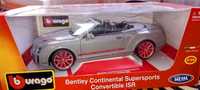 Model BBurago Bentley Continental Supersports Convertible ISR 1:18