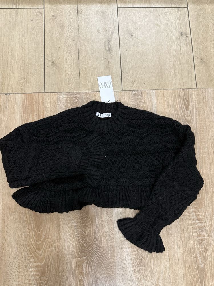 Sweter sweterek crop top