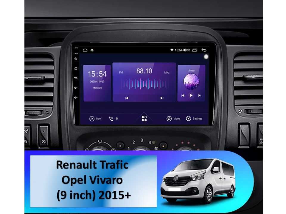 Radio samochodowe Android Renault TraficOpel Vivaro (9") 2015+