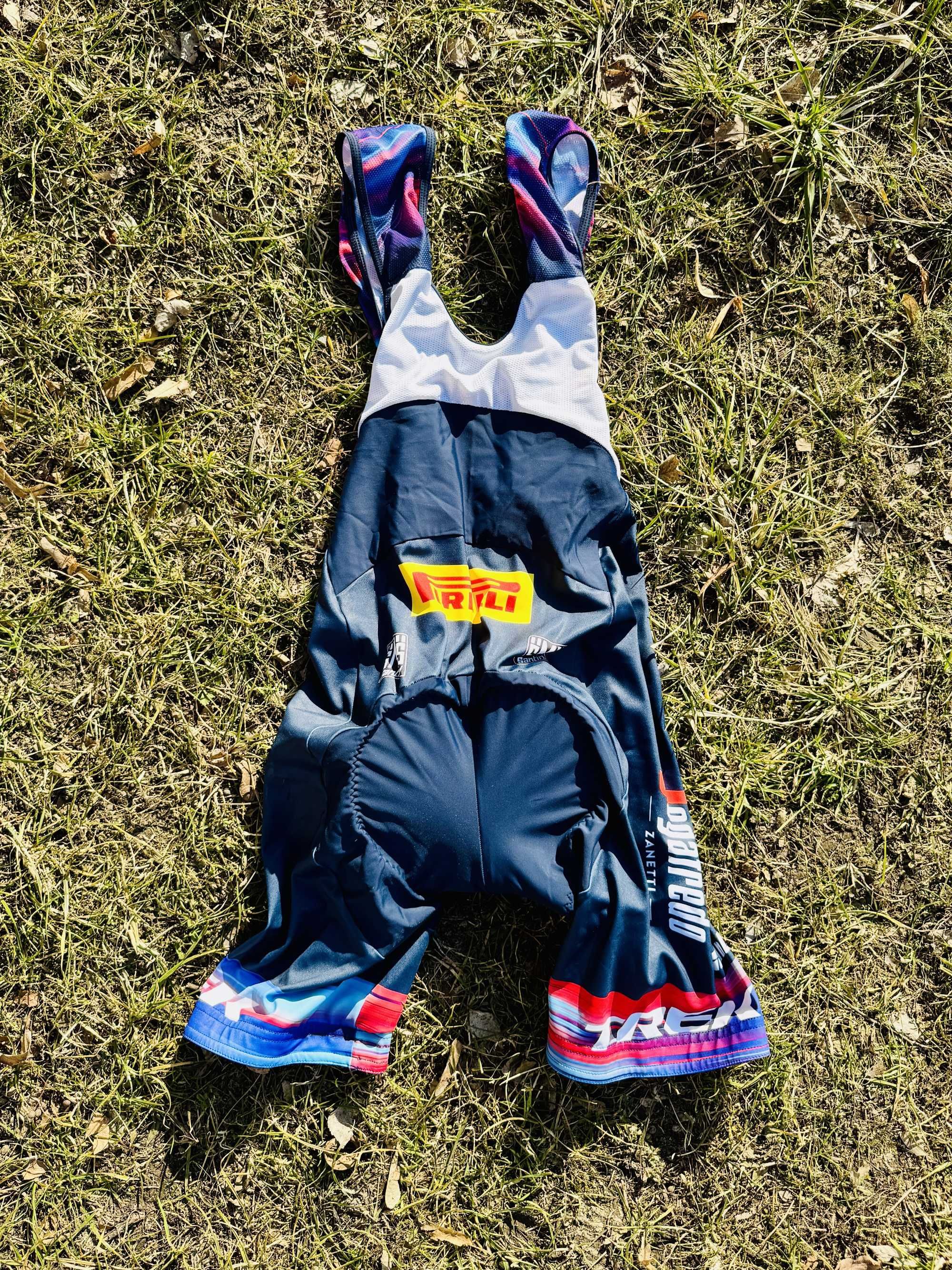 Чоловіча велоформа, велотріко Santini Trek-Segafredo TOUR DE FRANCE