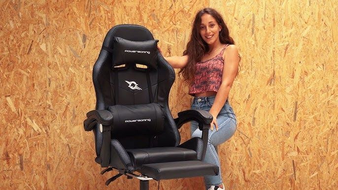 Cadeiras Gaming 100% Novas na Caixa, com apoio de pernas.