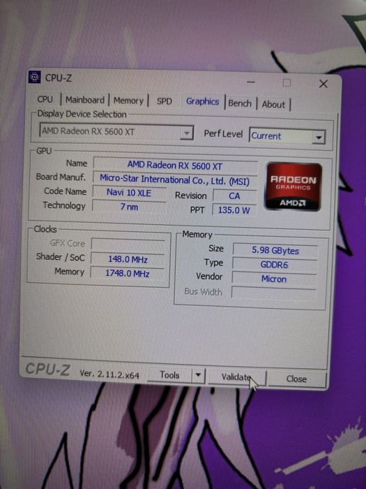 Placa grafica AMD Radeon RX 5600XT MSI