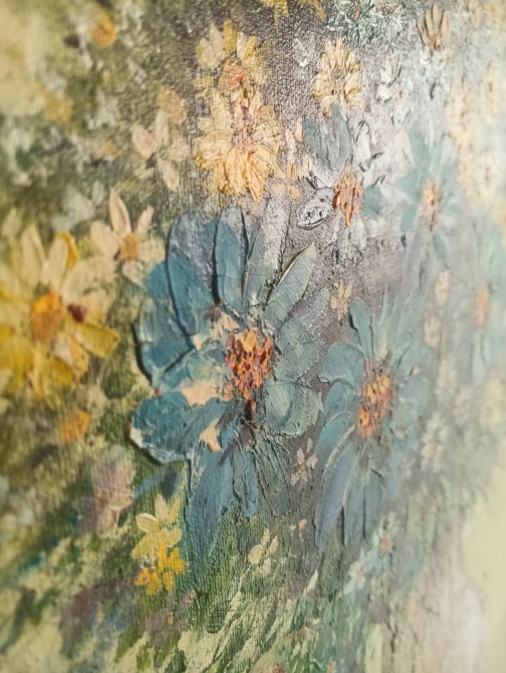 Obraz olejny na płótnie, impresjonizm,kwiaty,martwa natura