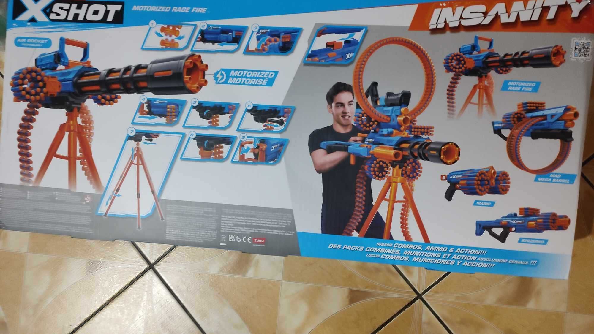 X-Shot Insanity Motorize d Rage Fire WYRZUTNIA 7