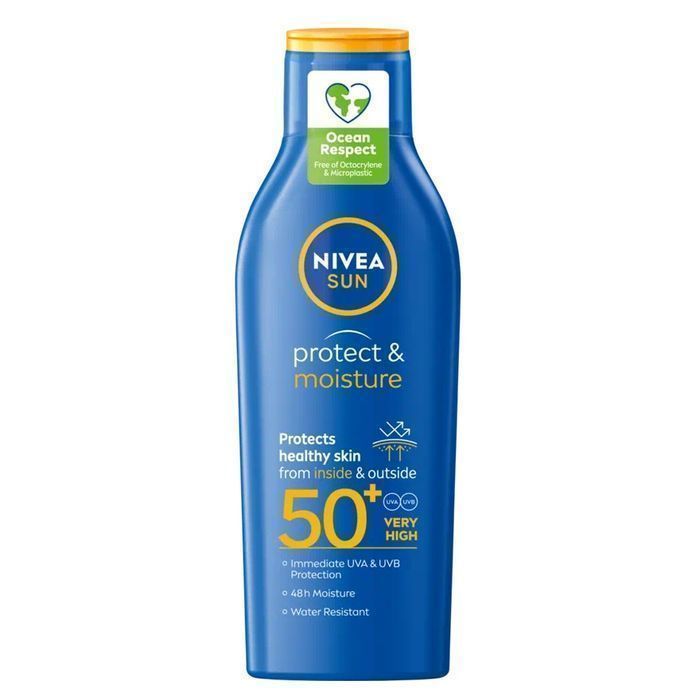 Nivea Sun Protect &Moisture nawilżający balsam do opalania SPF50+ 200m