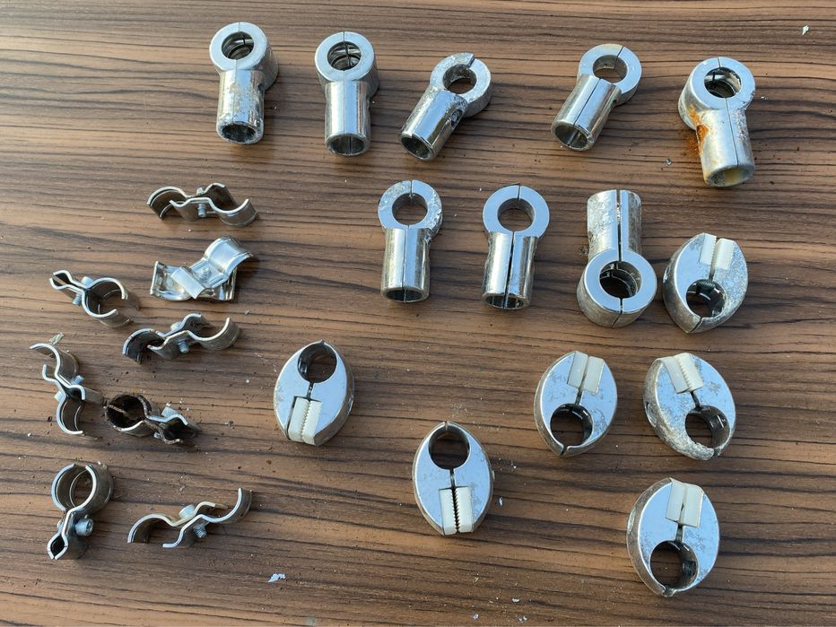 Akcesoria do mocowania rur, barierek, poręczy, regału rurkowego 25 mm