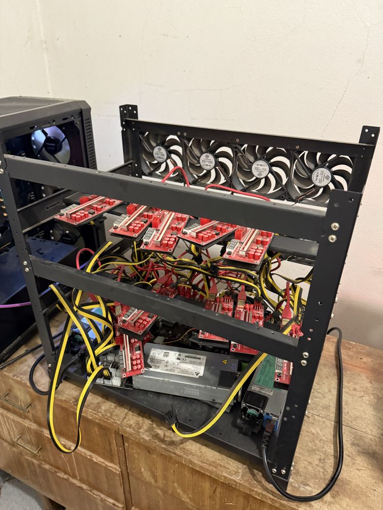 3 rig completas prontas para minerar