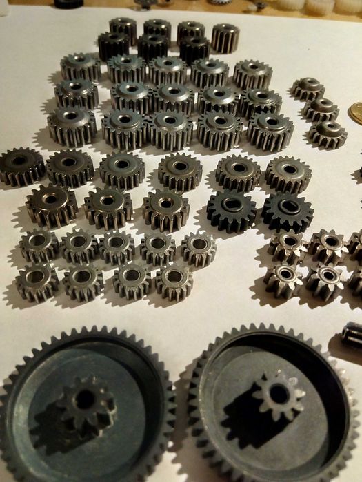 Zębatka metalowa,mini trybik, przekładnia, napęd