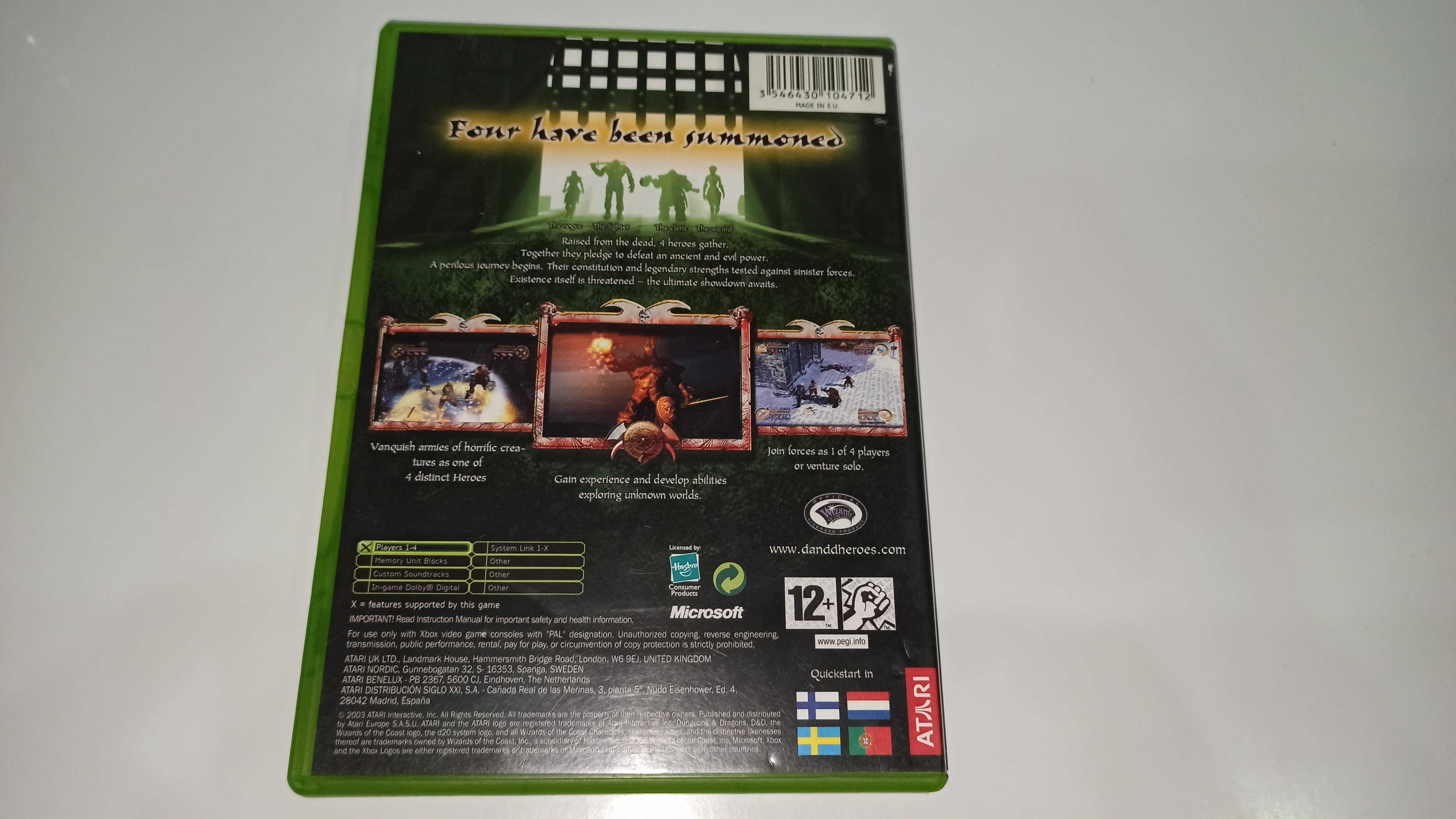 xbox DUNGEONS & DRAGONS HEROES unikat jak Baldurs Gate Dark Alliance