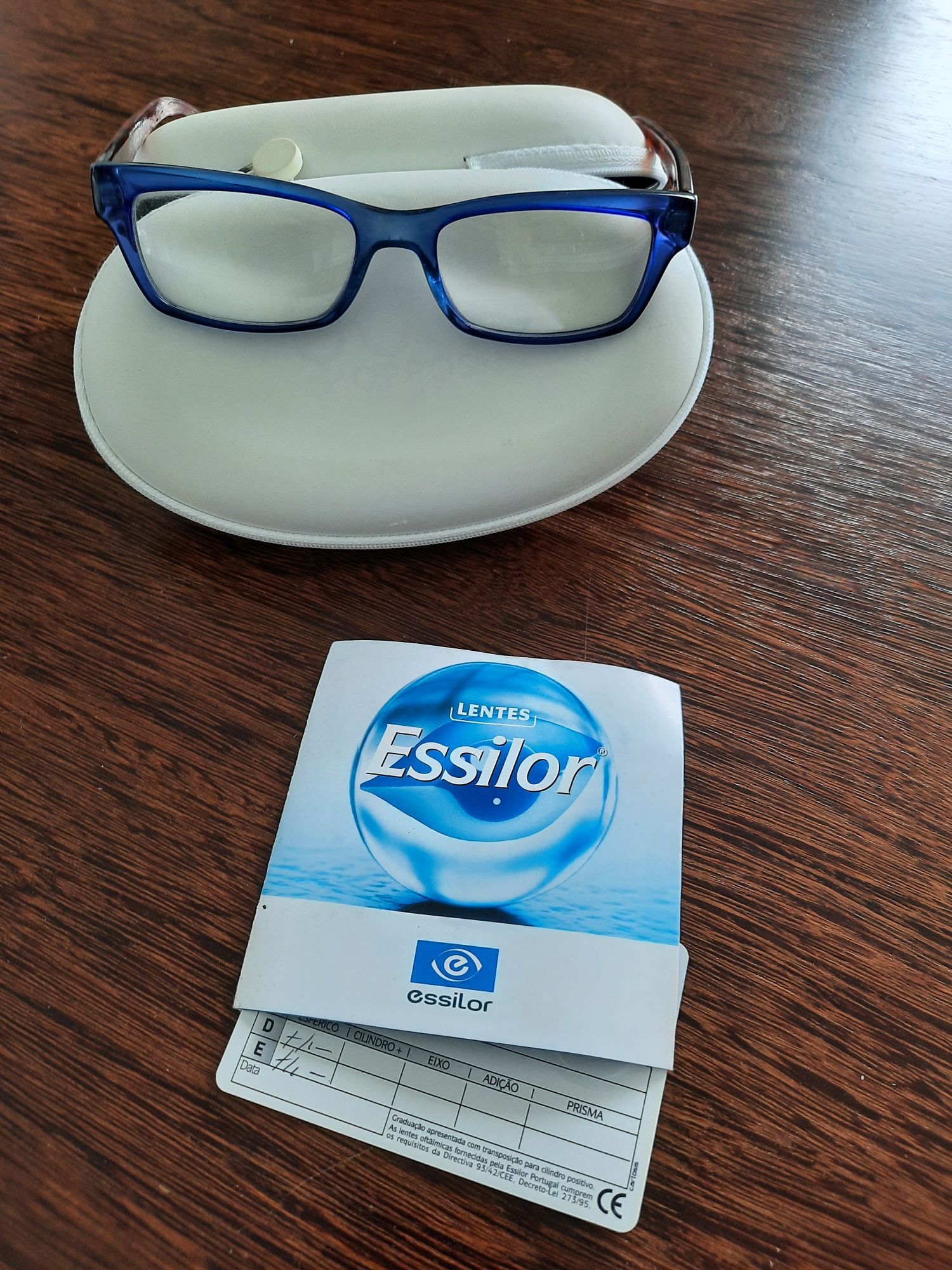 Óculos de leitura lentes ESSILOR