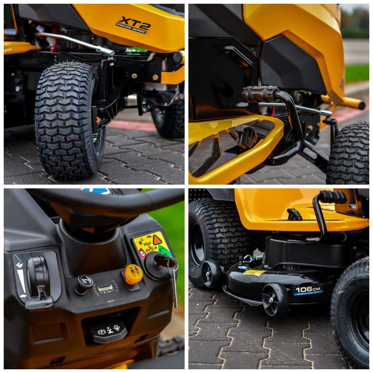 Traktorek kosiarka Cub Cadet XT2 QR106 V2  Zamiatarka Tielburger Baras