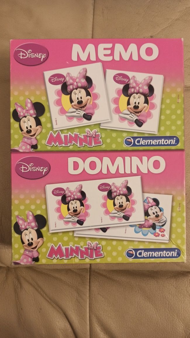 Gry edukacyjne Clementoni MEMO DOMINO Disney, wiek 4+