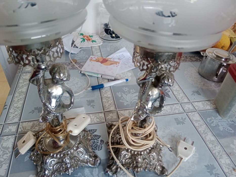 Conjunto candeeiros em