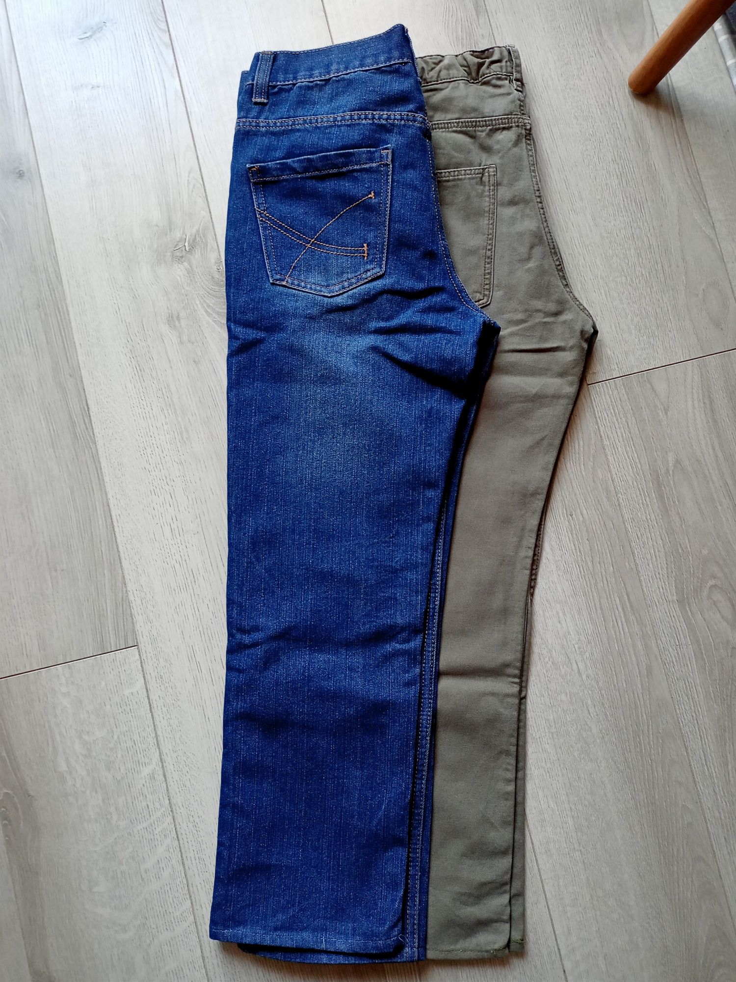 Spodnie jeansy 2 pary