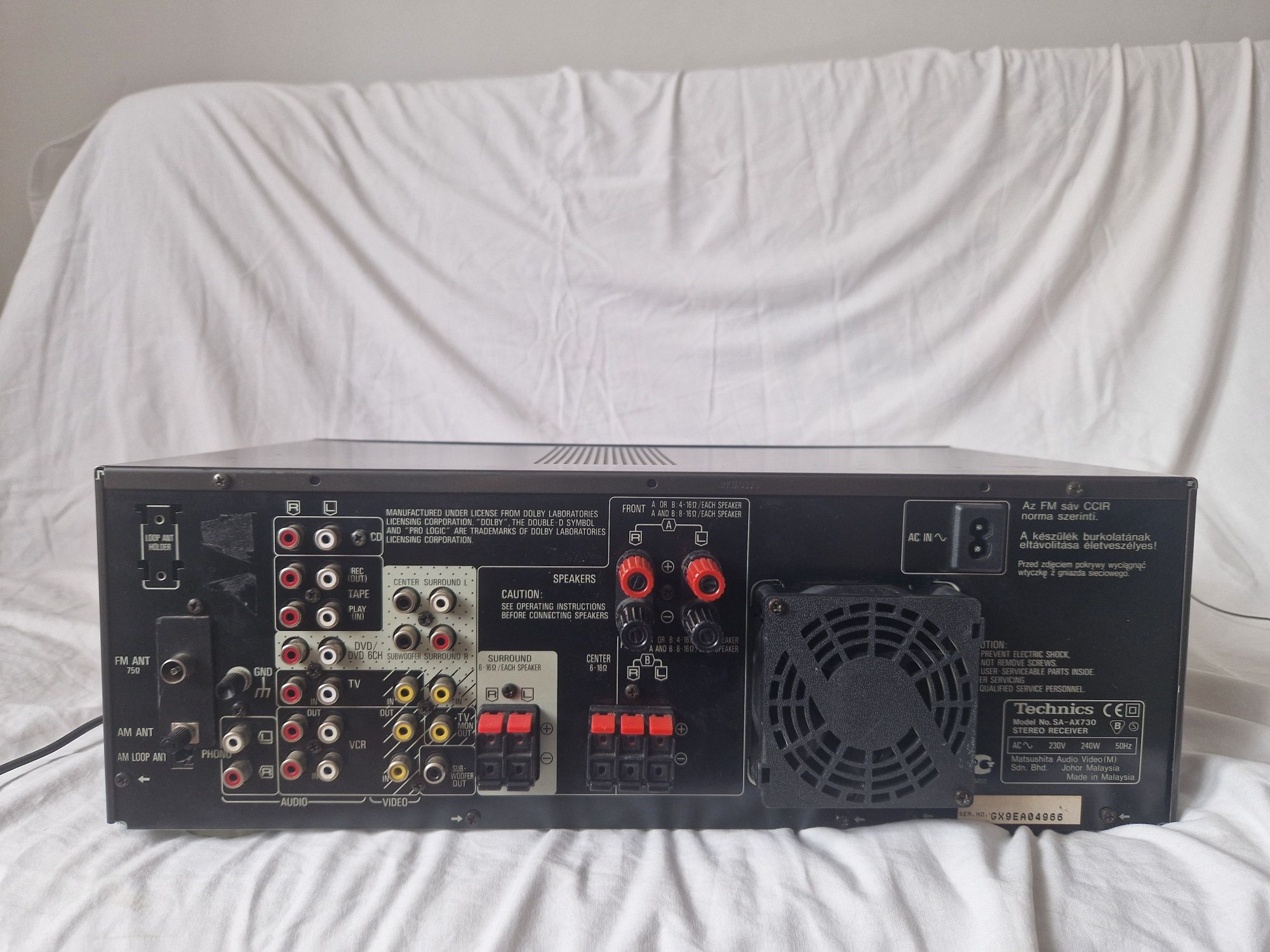 Amplituner technics sa ax 730