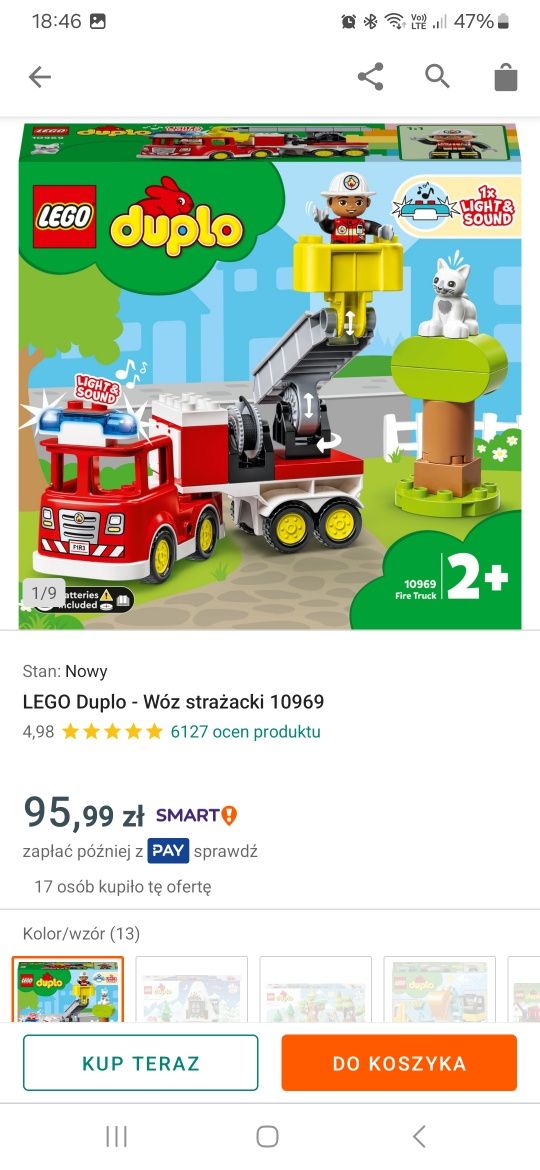 LEGO Duplo - Wóz strażacki 10969
