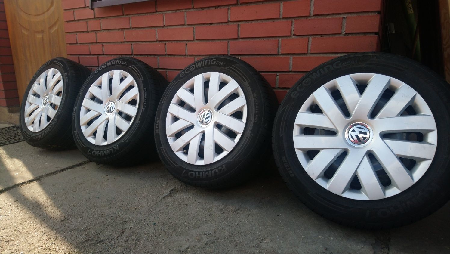 Koła lato 15" 5x100 VW Polo Seat Ibiza Fabia opony Kumho 185 60 R15