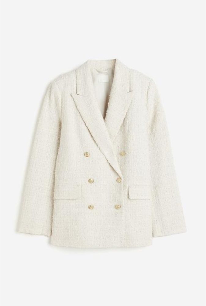 Піджак молочного кольору H&M