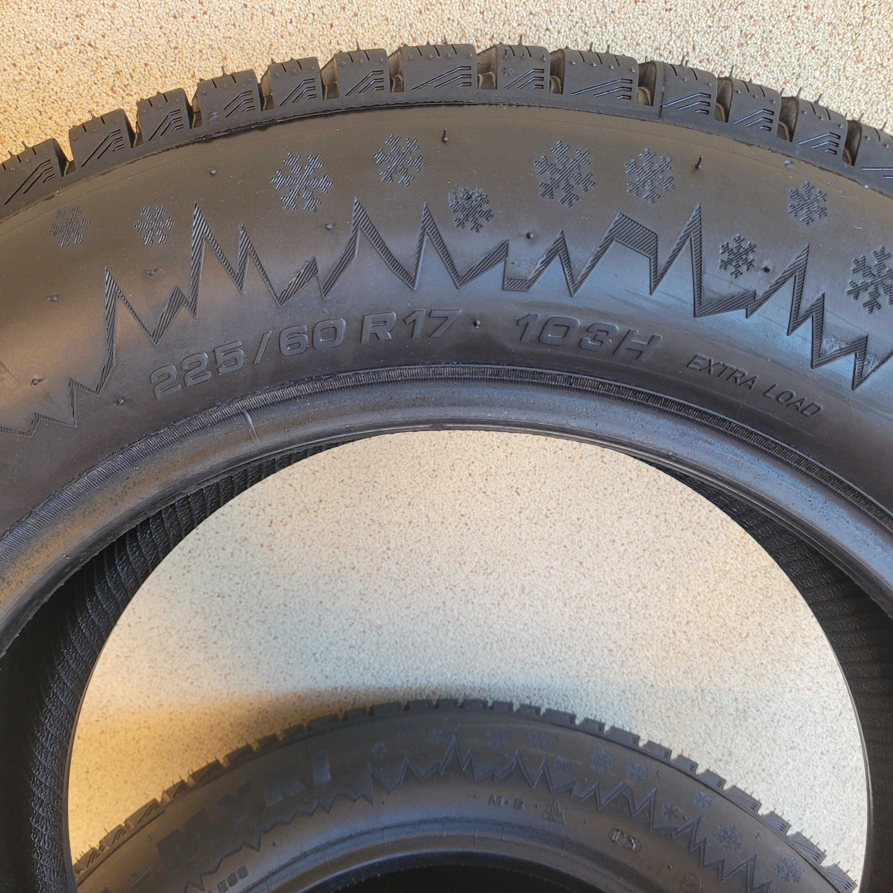 Opony bieżnikowane 225/60 R17 ZIMOWE  2 lata gwarancji