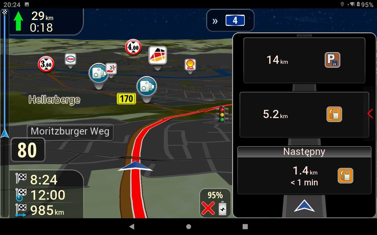 Nawigacja TIR BUS kpl Lenovo M9 WIFI MAPY 2025 Sygic IGO TomTom CamSam