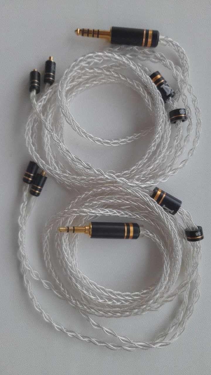 Кабель для навушників ISN Audio S8 з коннекторами 3.5\4.4 MMCX (пара)