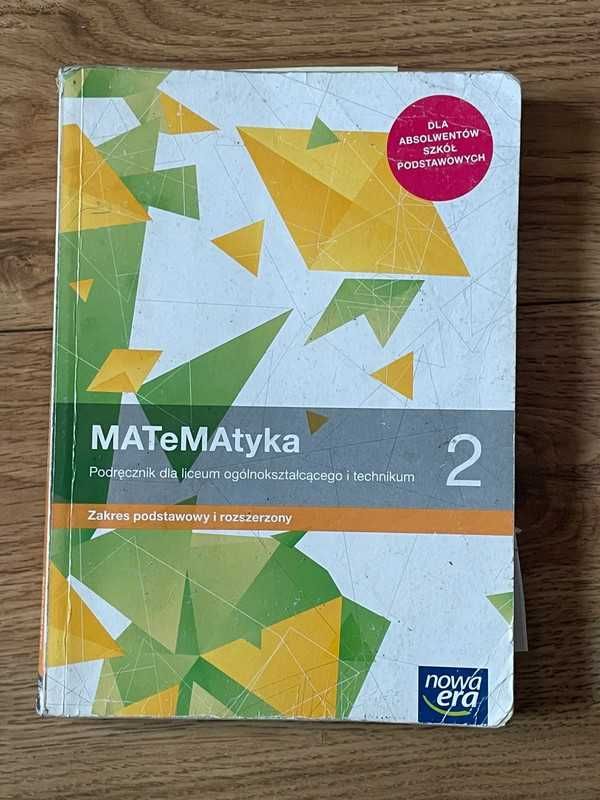 podręcznik MATeMAtyka 2 rozszerzenie