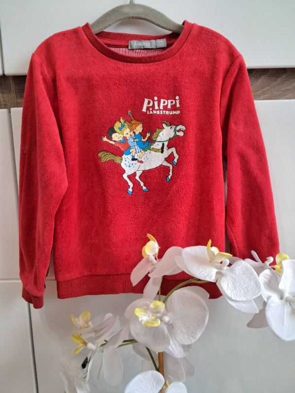 Nowość 2025:) bluza Pippi Langstrumpf AHLENS roz 98/104