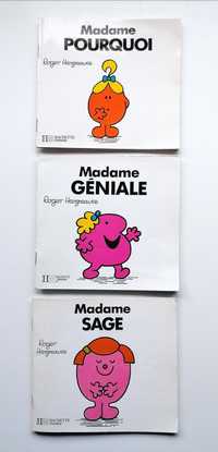 Lote Livros Madame by Roger Hargreaves em Francês