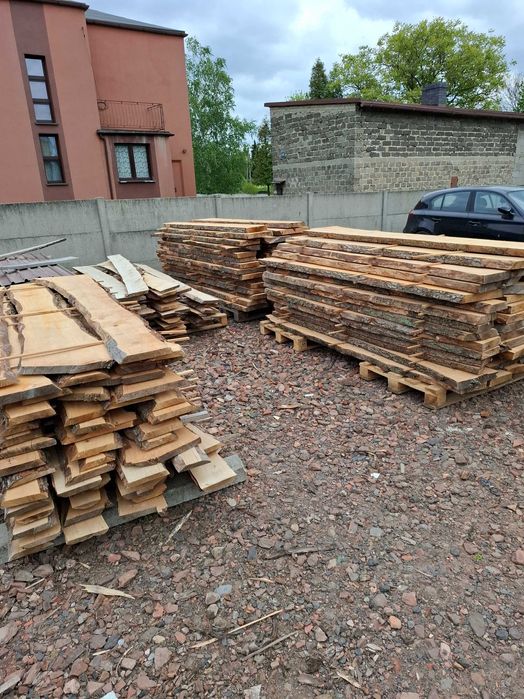 Deski foszty tarcica dąb lipa olcha orzech monolity pod zywice 50 32mm