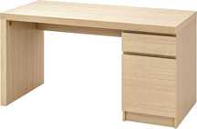 Biurko IKEA MALM - okleina drewniana