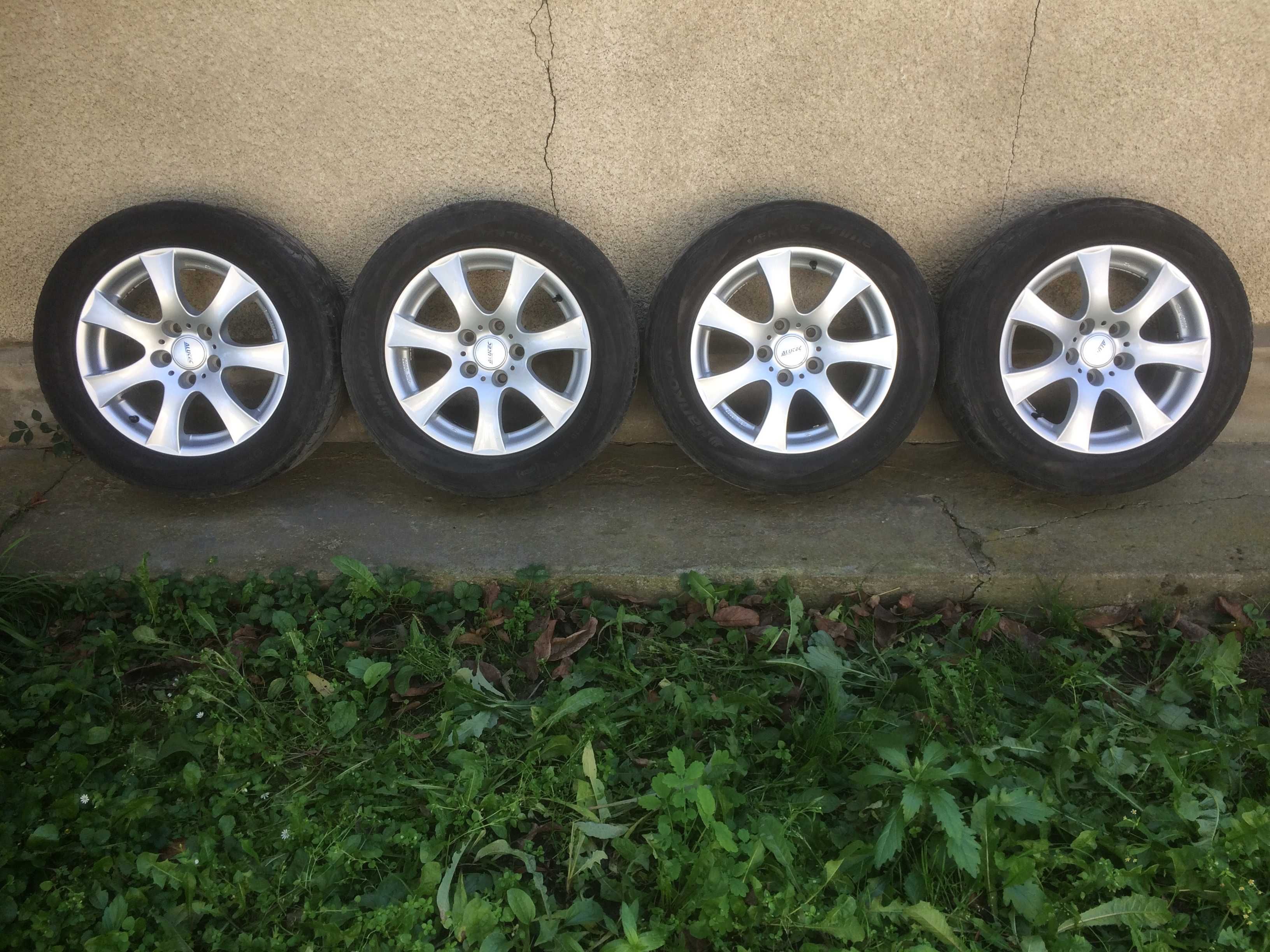Титани Диски ALUTEС r16 шини резина 225/55 bmw 3-5-7 wv t5 trafik