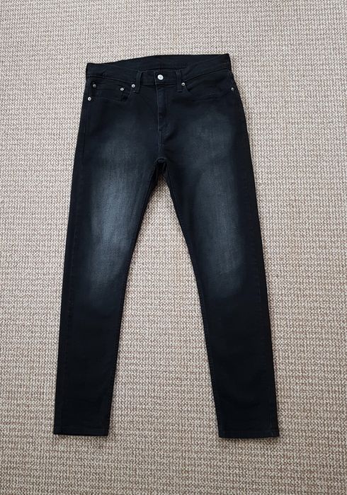 Levi's 512 джинси slim tapered оригінал W34 L32 чорні