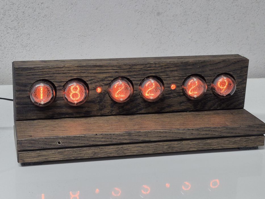 Zegar nixie 6x lc513 dolam z pilotem