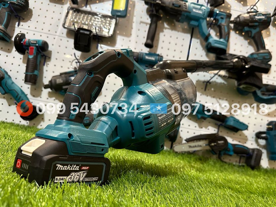 Пилосос аккумуляторний Makita PHM201BL 36V 8ah ємність бака 600 мл