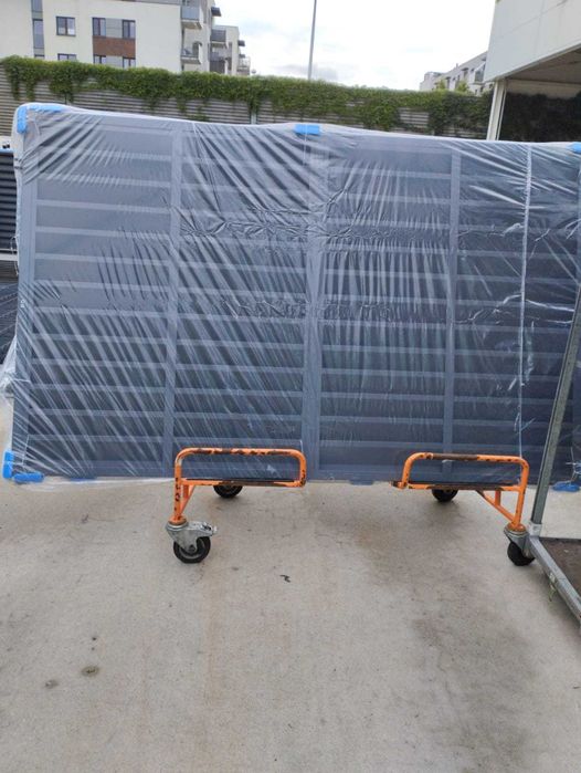 Brama dwuskrzydłowa antracyt 5 x 1.5 m-NOWA