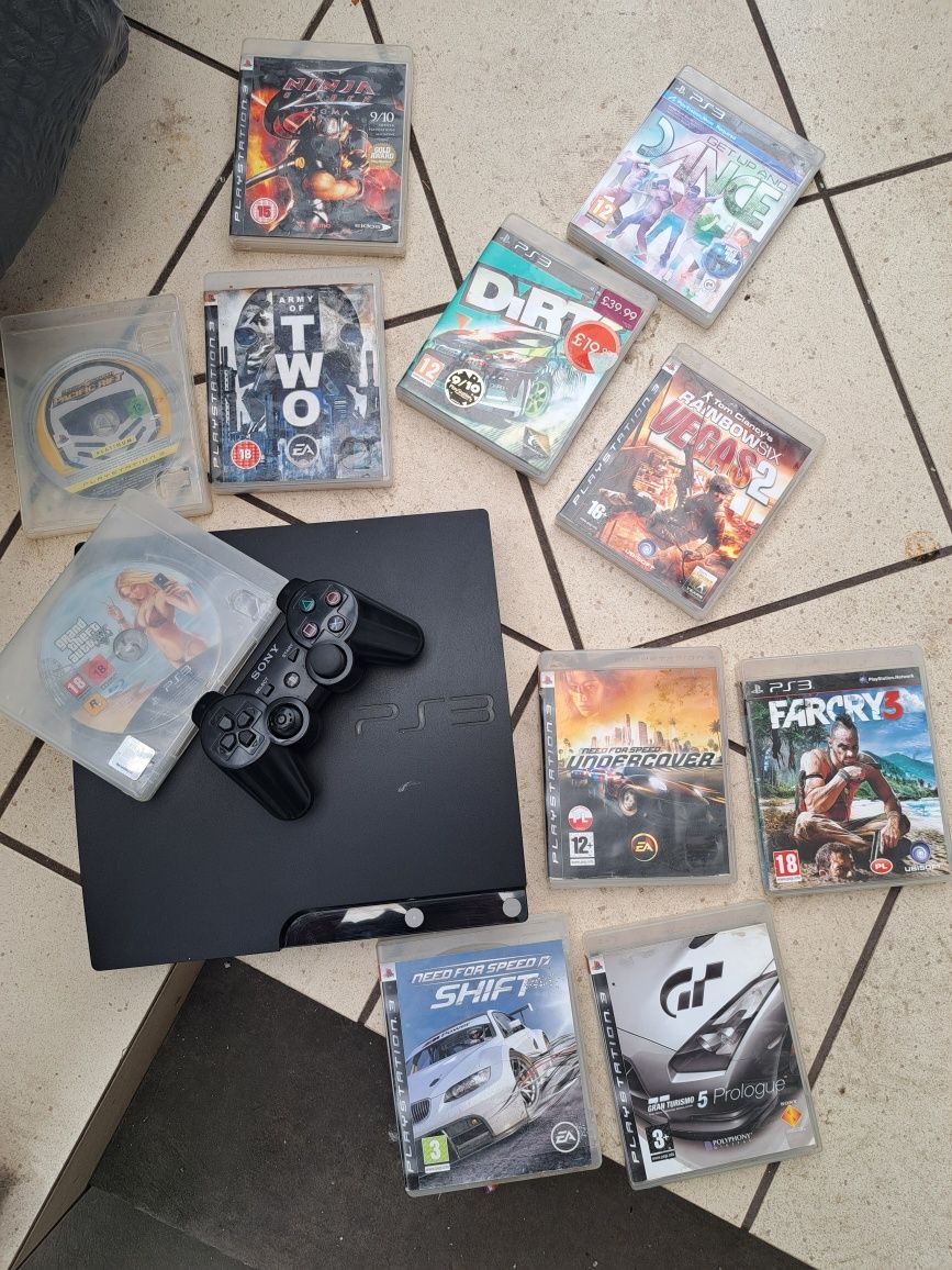 Sprzedam ps3 z grami
