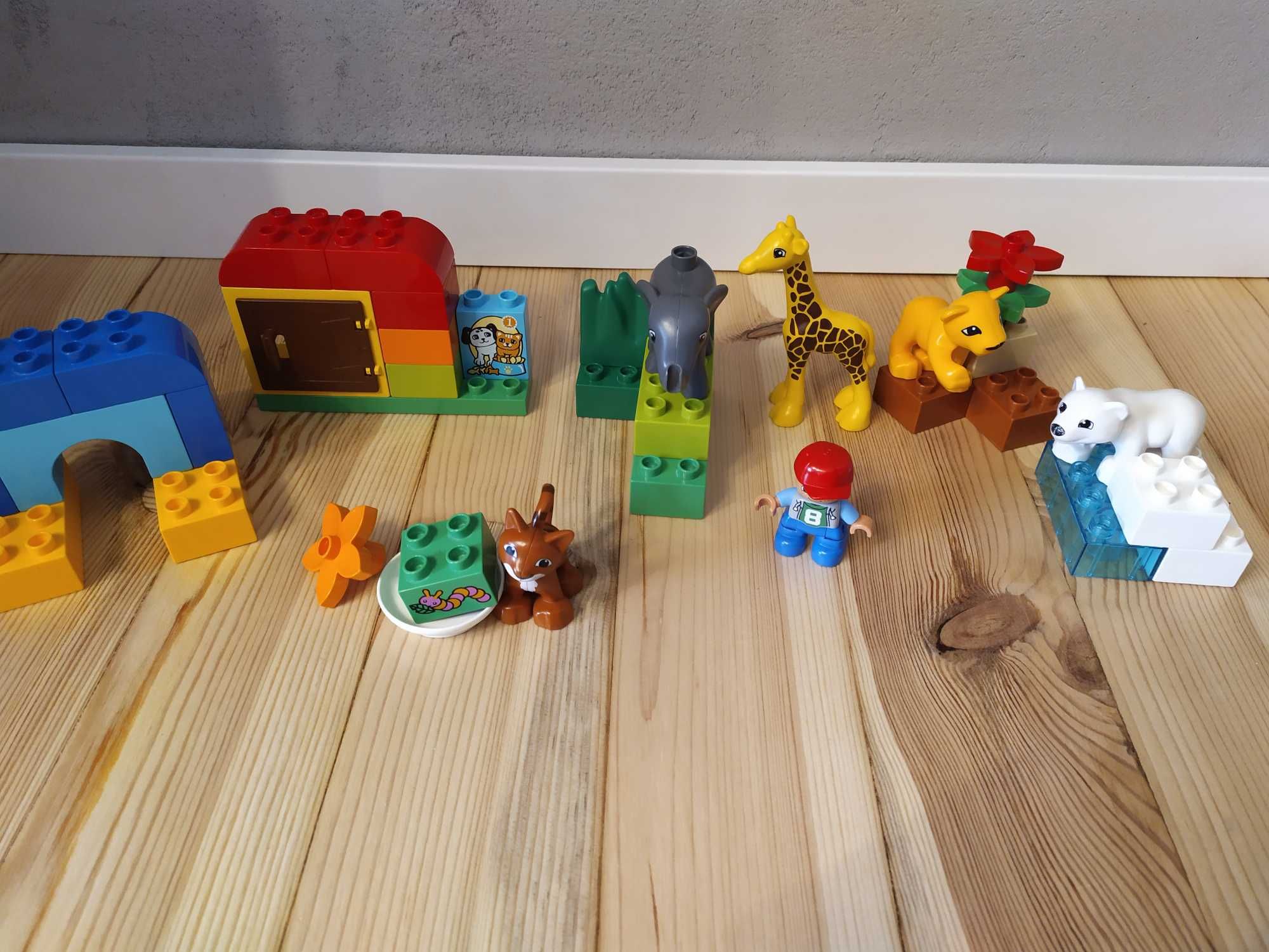 LEGO Duplo małe zoo 4962 i dodatkowe klocki z kotem