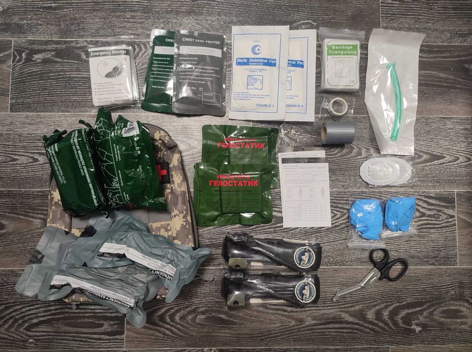 Комплектна тактична аптечка по типу IFAK