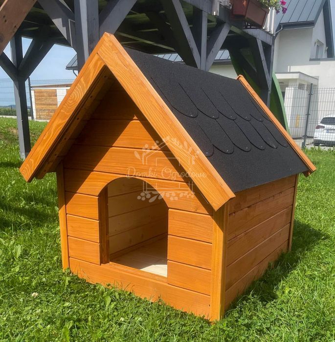 Buda dla psa Rozmiar "L" - Pinia - Dach dwuspadowy ID830