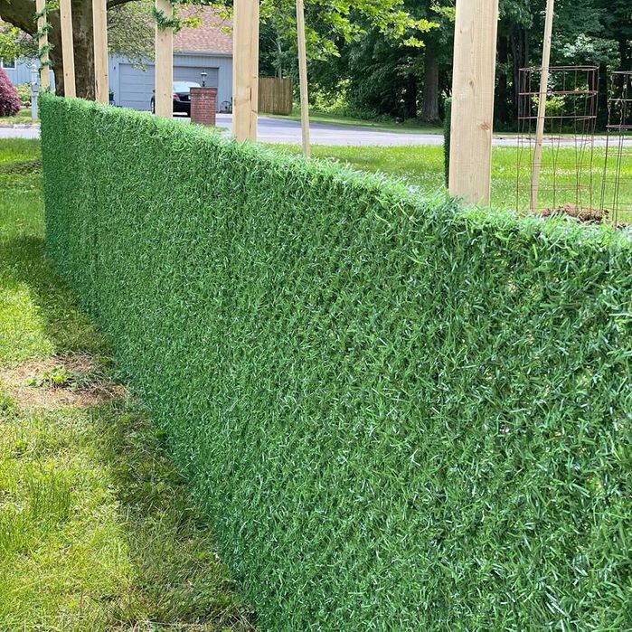 Забор Зелена сітка, декоративна огорожа, живий паркан