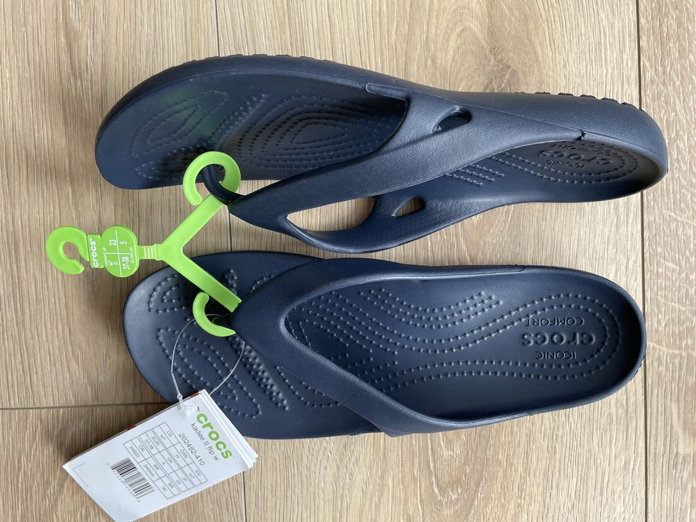 Crocs klapki japonki sandaly 36 37 w6 lekkie piankowe na plaze basen