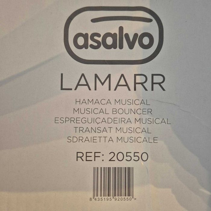 Cadeira de balanço automatico para bébé marca ASALVO LAMARR