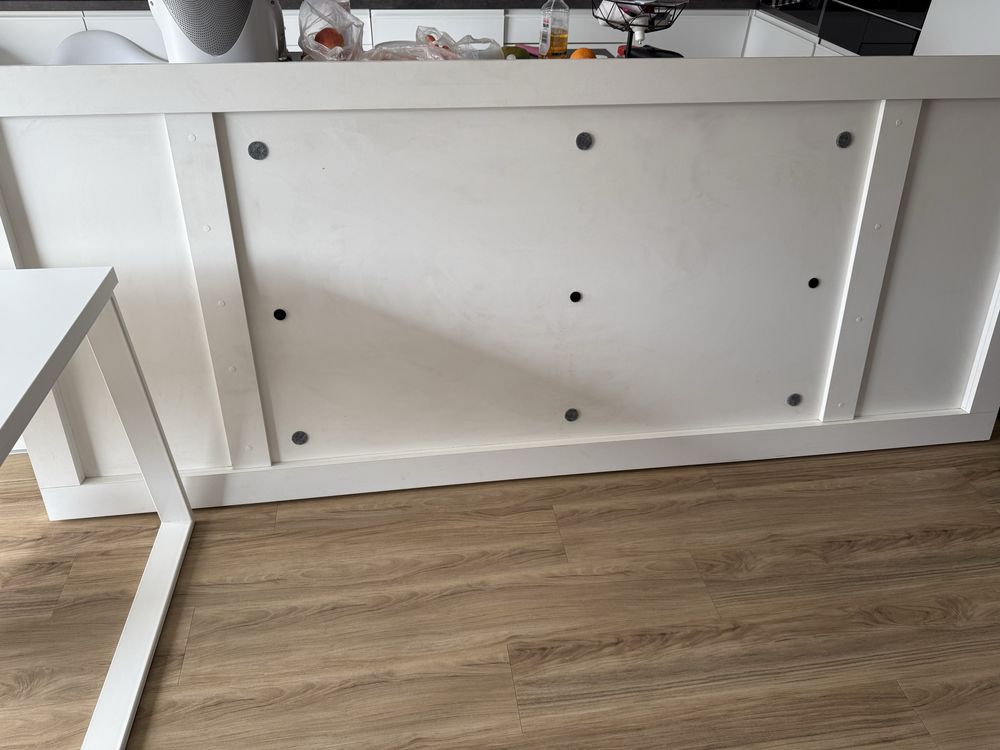 stół biały loft z blatem dodatkowym