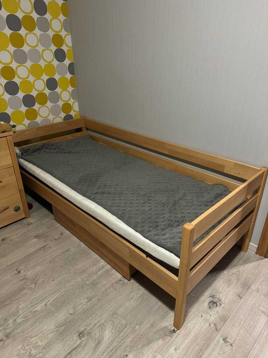 Ліжко 80×190, букове