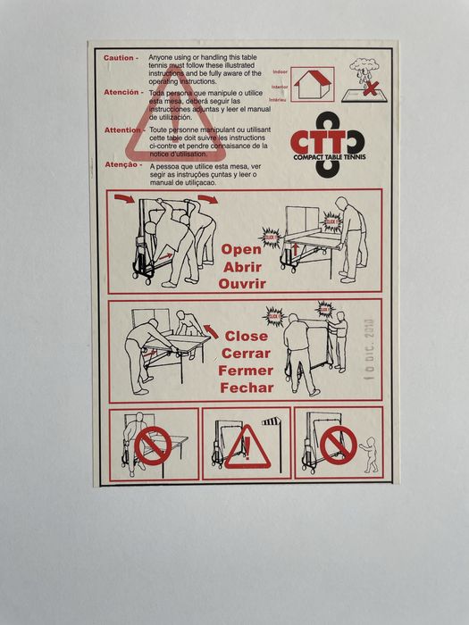 Mesa de Ténis - Ping-Pong