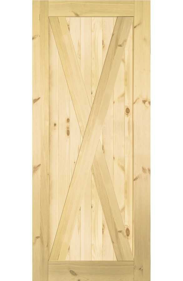 drzwi sosnowe drewniane  loft