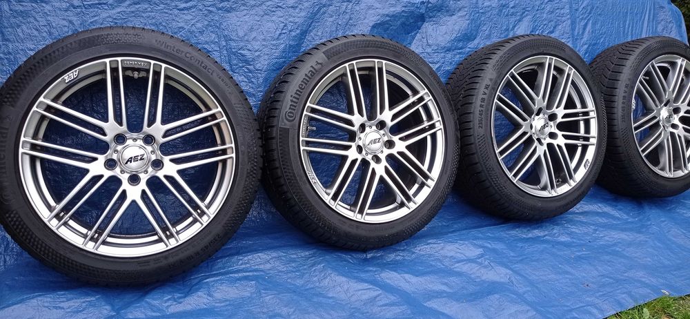 Felgi Koła Aluminiowe AEZ 235/45/R18 CONTINENTAL 7mm 5x112 AUDI VW BMW