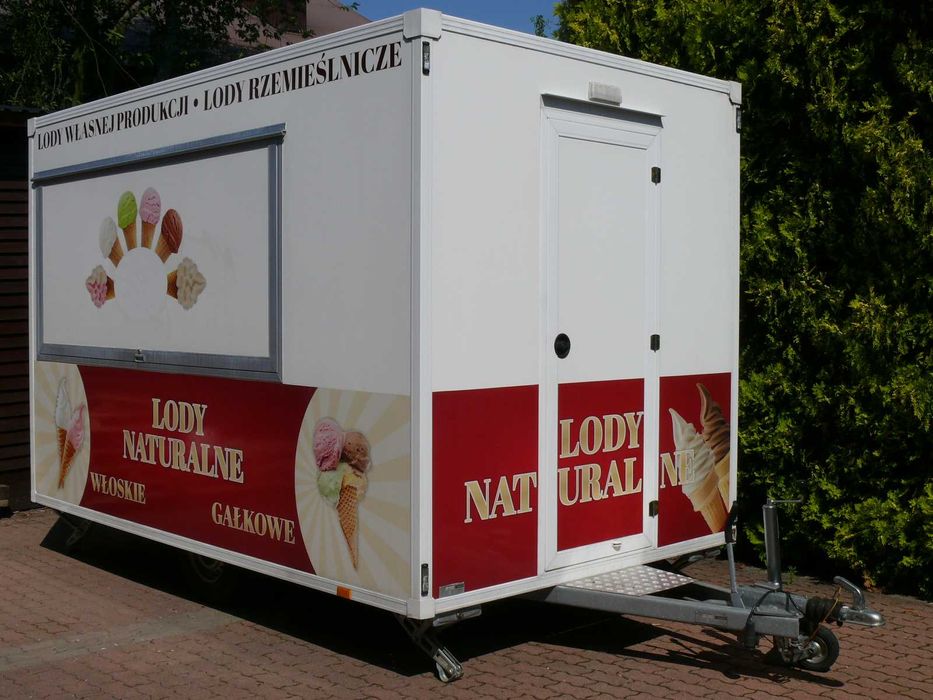 PRZYCZEPA do sprzedaży lodów