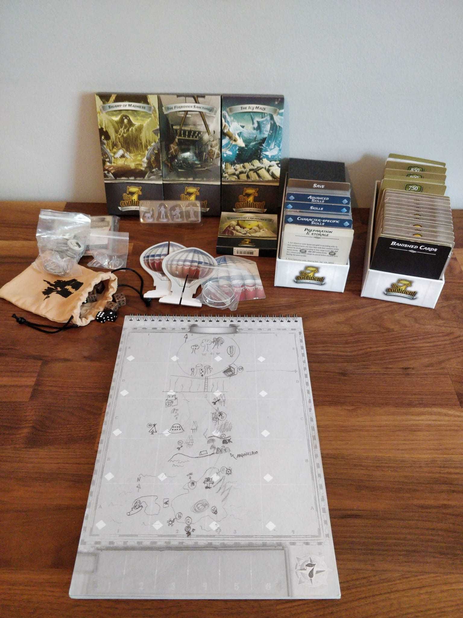 THE 7th CONTINENT Kickstarter Edition: Rookie + Extras