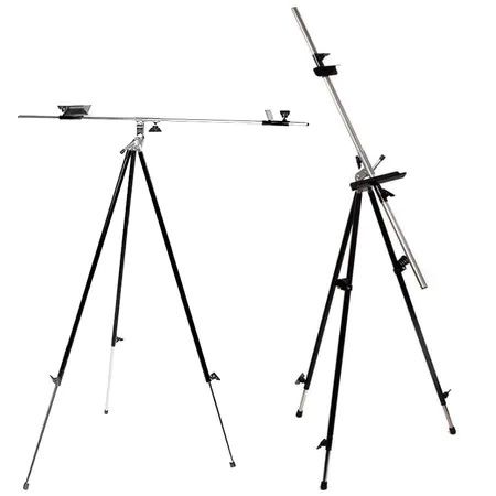 Мольберт-тренога DKART & CRAFT 92х92х203 см чорний + чохол з ремінцем